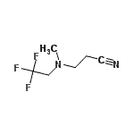 CAS 登录号：779978-29-9， 3-[甲基(2,2,2-三氟乙基)氨基]丙腈