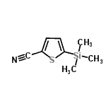 CAS 登录号：77998-64-2， 5-(三甲基硅烷基)-2-噻吩甲腈