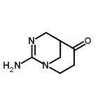 CAS 登录号：779987-47-2， 2-氨基-1,3-二氮杂双环[3.3.1]壬-2-烯-6-酮