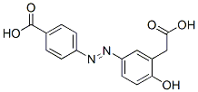 CAS 登录号：78028-03-2， 4-[(2E)-2-[3-(羧甲基)-4-氧代-1-环己-2,5-二烯亚基]肼基]苯甲酸