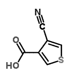 CAS 登录号：78071-34-8， 4-氰基-3-噻吩羧酸