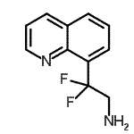 CAS 登录号：780769-67-7， 2,2-二氟-2-(8-喹啉基)乙胺