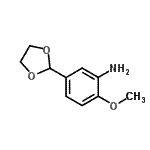 CAS 登录号：780774-01-8， 5-(1,3-二氧戊环-2-基)-2-甲氧基-苯胺