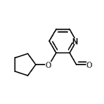 CAS 登录号：780800-96-6， 3-(环戊基氧基)-2-吡啶甲醛