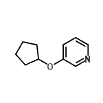 CAS 登录号：780800-97-7， 3-(环戊基氧基)吡啶