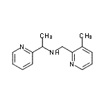 CAS 登录号：780802-78-0， N-[(3-甲基-2-吡啶基)甲基]-1-(2-吡啶基)乙胺