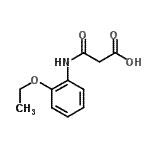 CAS 登录号：78096-14-7， 3-[(2-乙氧基苯基)氨基]-3-氧代丙酸
