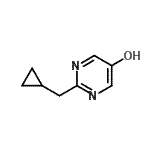CAS 登录号：78104-97-9， 2-(环丙基甲基)-5-嘧啶醇