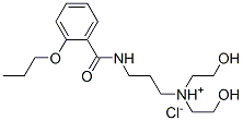 CAS#: 78128-69-5， N-[3-[Bis(2-hydroxyethyl)amino]propyl]-2-propoxy-Benzamide hydrochloride