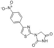CAS 登录号：78140-08-6， 1-[4-(4-硝基苯基)-1,3-噻唑-2-基]咪唑烷-2,4-二酮