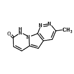CAS 登录号：781559-24-8， 3-甲基哒嗪并[4',3':4,5]吡咯并[1,2-b]哒嗪-8(9H)-酮
