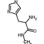 CAS 登录号：781559-44-2， 2-氨基-3-(1H-咪唑-4-基)-N-甲基-丙酰胺