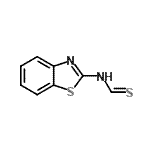 CAS 登录号：78158-96-0， N-1,3-苯并噻唑-2-基硫代甲酰胺