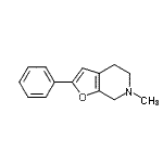 CAS#: 781581-23-5， 6-Methyl-2-phenyl-4,5,6,7-tetrahydrofuro[2,3-c]pyridine