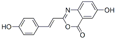 CAS 登录号：78164-38-2， (2Z)-6-羟基-2-[2-(4-氧代-1-环己-2,5-二烯亚基)亚乙基]-1H-3,1-苯并恶嗪-4-酮