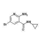 CAS#: 781642-04-4， 2-Amino-5-bromo-N-cyclopropylnicotinamide