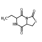 CAS 登录号：781648-33-7， 6-乙基四氢[1,3]噻唑并[3,4-a]吡嗪-3,5,8-三酮
