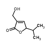 CAS 登录号：781662-97-3， 3-(羟基甲基)-5-异丙基-2(5H)-呋喃酮