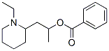CAS 登录号：78219-34-8， 1-(1-乙基哌啶-2-基)丙-2-基苯甲酸酯