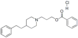 CAS 登录号：78219-46-2， 3-(4-苯乙基哌啶-1-基)丙基苯甲酸酯盐酸盐