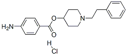 CAS 登录号：78219-62-2， (1-苯乙基哌啶-4-基)4-氨基苯甲酸酯盐酸盐