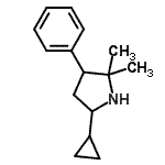 CAS 登录号：782392-43-2， 5-环丙基-2,2-二甲基-3-苯基吡咯烷
