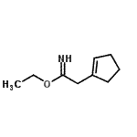 CAS 登录号：782400-52-6， 乙基2-(1-环戊烯-1-基)乙亚氨酸酯