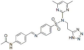 CAS 登录号：78311-83-8， N-[4-[[4-[(4,6-二甲基嘧啶-2-基)-[2-(2H-四唑-5-基)乙基]氨基磺酰基]苯基]亚氨基甲基]苯基]乙酰胺