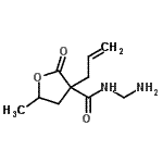CAS 登录号：783243-87-8， 3-烯丙基-N-(氨基甲基)-5-甲基-2-氧代四氢-3-呋喃甲酰胺