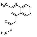 CAS 登录号：783263-46-7， 甲基(2-甲基-4-喹啉基)乙酸酯