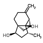 CAS 登录号：783322-11-2， (1R,2R,4R,5R,6S)-4-甲基-7-亚甲基三环[4.3.2.0<sup>1,5</sup>]十一烷-2,5-二醇