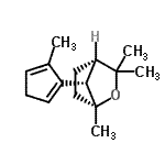 CAS 登录号：784201-53-2， (1R,4S,7S)-1,3,3-三甲基-7-(5-甲基-1,4-环戊二烯-1-基)-2-氧杂双环[2.2.1]庚烷