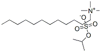 CAS 登录号：78480-16-7， 十二烷基-三甲基铵丙-2-基硫酸盐