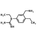 CAS 登录号：785027-16-9， 1-[3-(氨基甲基)-4-乙基苯基]-1-乙基胍
