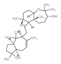 CAS 登录号：78518-73-7， (3R,5aR,6R,7S,9aR)-6-[2-[(1R,3aR,5S,8aR)-1-羟基-1,4,4,6-四甲基-2,3,3a,5,8,8a-六氢薁-5-基]乙基]-2,2,5a,7-四甲基-4,5,6,8,9,9a-六氢-3H-苯并[f]氧杂卓-3,7-二醇