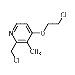 CAS#: 785739-63-1， 4-(2-Chloroethoxy)-2-(chloromethyl)-3-methylpyridine