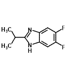 CAS 登录号：78582-00-0， 5,6-二氟-2-异丙基-1H-苯并咪唑
