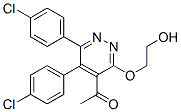 CAS 登录号：78613-00-0， 1-[5,6-二(4-氯苯基)-3-(2-羟基乙氧基)哒嗪-4-基]乙酮