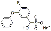 CAS 登录号：78649-43-1， [4-氟-3-(苯氧基)苯基]-羟基甲烷磺酸钠