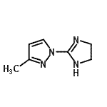 CAS 登录号：786588-78-1， 1-(4,5-二氢-1H-咪唑-2-基)-3-甲基-1H-吡唑