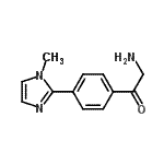 CAS#: 786628-31-7， 2-Amino-1-[4-(1-methyl-1H-imidazol-2-yl)phenyl]ethanone