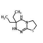 CAS 登录号：786633-37-2， 3,3-二乙基-3,4,6,7-四氢-2H-[1,3]噻唑并[3,2-b][1,2,4,5]四嗪