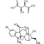 CAS 登录号：78744-56-6， (17S,21-alpha)-10-溴-阿义马-17,21-二醇(R-(R*,R*))-2,3-二羟基丁烷二酸酯(1:1)(盐)