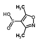 CAS 登录号：787513-23-9， 3,5-二甲基-1,2-恶唑-4-亚磺酸
