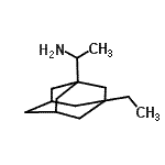CAS 登录号：787541-94-0， 1-(3-乙基金刚烷-1-基)乙胺