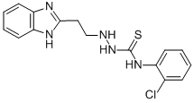CAS 登录号：78772-46-0， 1-[2-(1H-苯并咪唑-2-基)乙基氨基]-3-(2-氯苯基)硫脲