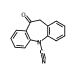 CAS 登录号：78880-65-6， 10-氧代-10,11-二氢-5H-二苯并[b,f]氮杂卓-5-甲腈