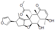 CAS 登录号：78916-53-7， (2R,3aS,4aS,5R,5aS,6R,9aR,10S,10aR)-2-(3-呋喃基)-3,3a,4a,5,5a,6,9,9a,10,10a-十氢-5,6-二羟基-1,6,9a,10a-四甲基-9-氧代-2H-环戊并(b)萘并(2,3-d)呋喃-10-羧酸甲酯
