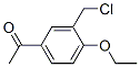 CAS 登录号：78927-73-8， 1-[3-(氯甲基)-4-乙氧基苯基]乙酮