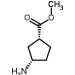 CAS#: 789468-94-6， Methyl (1R,3S)-3-aminocyclopentanecarboxylate